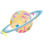 Mischpalette + Ringplanet