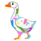 Mischpalette + Gans