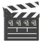 film tahtası + pizza dilimi