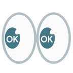 occhi + pulsante OK