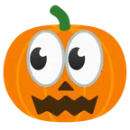 occhi + zucca di Halloween