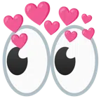 occhi + cuore con freccia