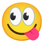 occhi + faccina che si lecca i baffi