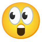 occhi + faccina stupita