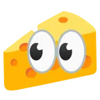 occhi + fetta di formaggio