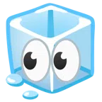 occhi + cubetto di ghiaccio