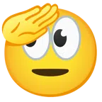 occhi + faccina che fa il saluto