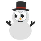 occhi + pupazzo di neve senza neve
