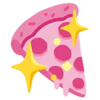 cuore che luccica + pizza