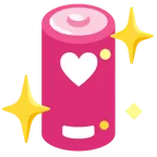 cuore che luccica + batteria