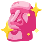 cuore che luccica + Moai