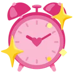 cuore che luccica + sveglia