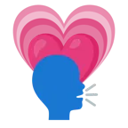 cuore che cresce + persona che parla