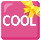 cuore con fiocco + pulsante COOL