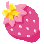 cuore con fiocco + fragola