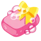 cuore con fiocco + sapone