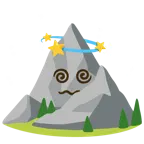 stella con scia + montagna