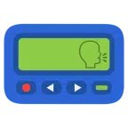 pager + mówiąca głowa