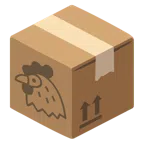 Paket + Huhn