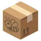 Paket + Biene