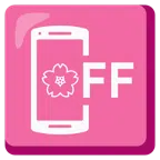 mobile phone off + cherry blossom