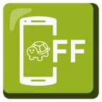 mobile phone off + turtle