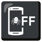 mobile phone off + spider