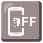 mobile phone off + moai