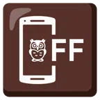 mobile phone off + owl