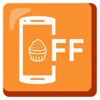 mobile phone off + cupcake
