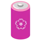 Batterie + Kirschblüte