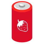 Batterie + Erdbeere