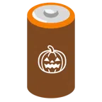 Batterie + Halloweenkürbis