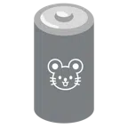 Batterie + Mäusegesicht