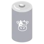 Batterie + Kuhgesicht
