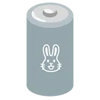 Batterie + Hasengesicht