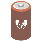Batterie + Hundegesicht