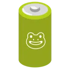 Batterie + Frosch