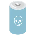 Batterie + Totenkopf