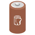Batterie + Holz