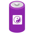 Batterie + Yin und Yang
