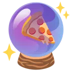 crystal ball + pizza