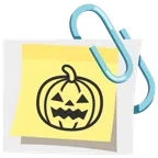 graffette attaccate + zucca di Halloween