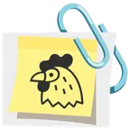 graffette attaccate + gallina