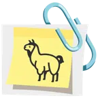 graffette attaccate + lama