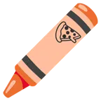 pastel boya + pizza dilimi