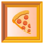 obrazek w ramce + pizza