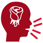 persona che parla + rosa