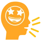 persona che parla + colpo di fulmine