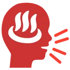 persona che parla + sorgenti termali